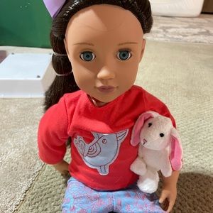 Our Generation Doll with Stuffed Animal